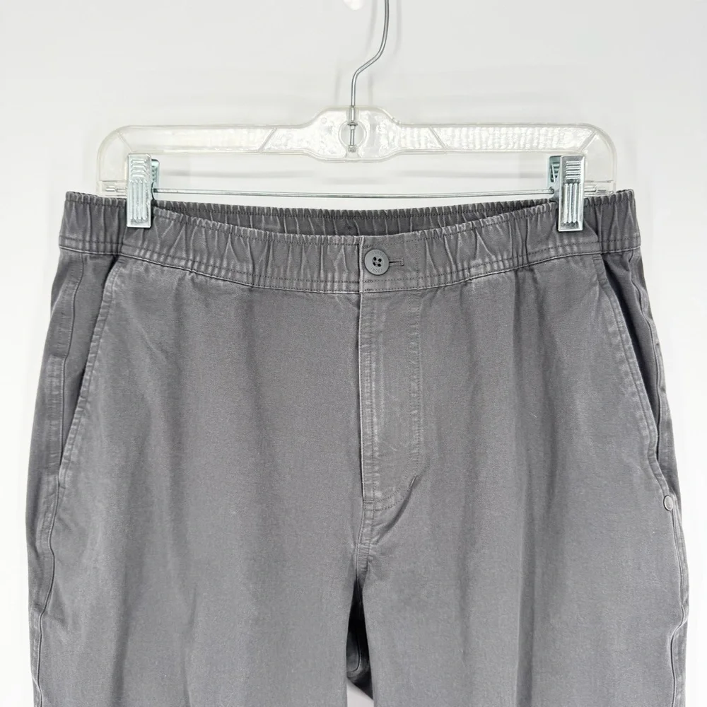 Vuori All Ways Elastic Waist Pant Grey Size M‎ Outdoor Athleisure Sporty Dressy